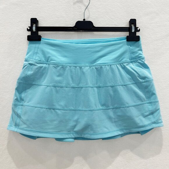 lululemon Cyan Blue SeaWheeze Pace Rival Mid-Rise Skirt size 4 - Picture 7 of 14